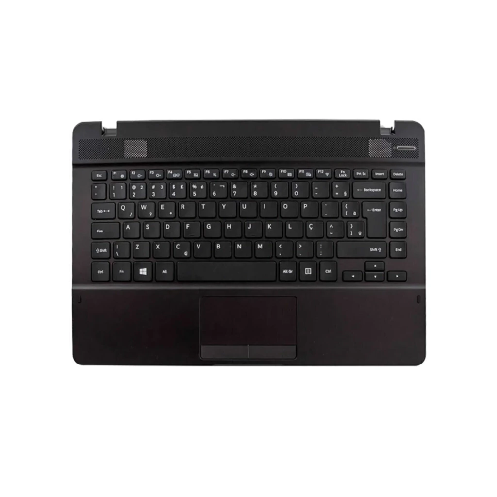 Teclado para notebook Samsung NP370 com top case - Preto