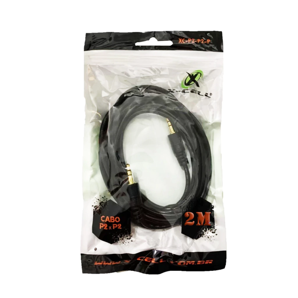 Cabo P2 x P2 2 metros marca X-Cell