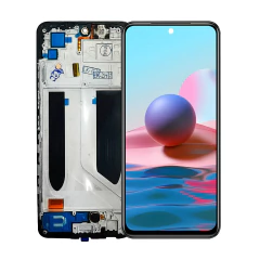 Tela Display Frontal par Redmi Note 10 4G Incell Com Aro - imagem 1