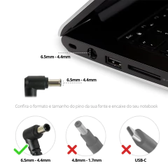 Fonte para Sony Vaio PCG / VGN / VPC / LG A400 / LG A500 90W - BestBattery - imagem 7