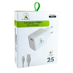 Carregador ultra rápido bivolt 5A 25W com cabo Lightning X-Cell mod. XC-UR85 - imagem 5