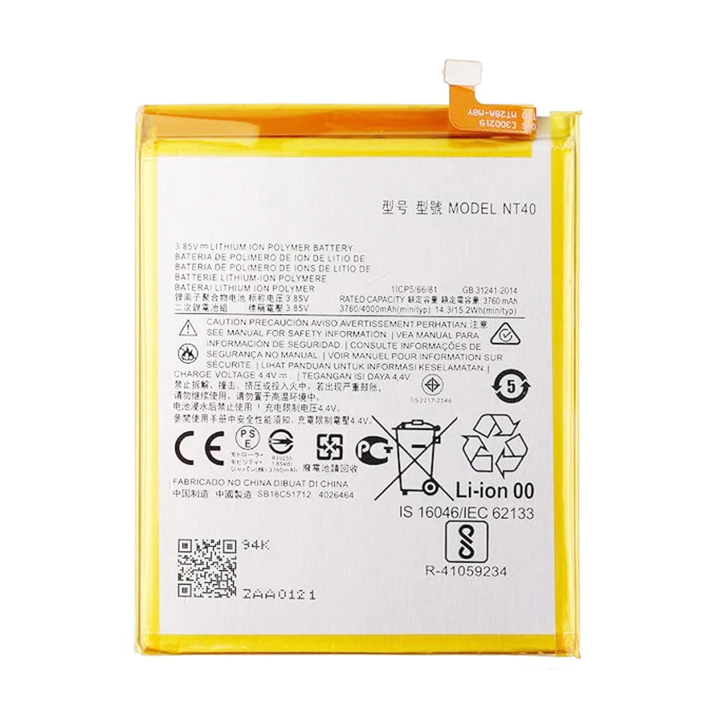 Bateria para Motorola Motorola Moto E20 NT40