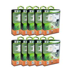 Kit com 10 un de carregador de celular ultra rápido Tipo C com 2 entradas USB X-Cell mod: XC-UR14 - imagem 2
