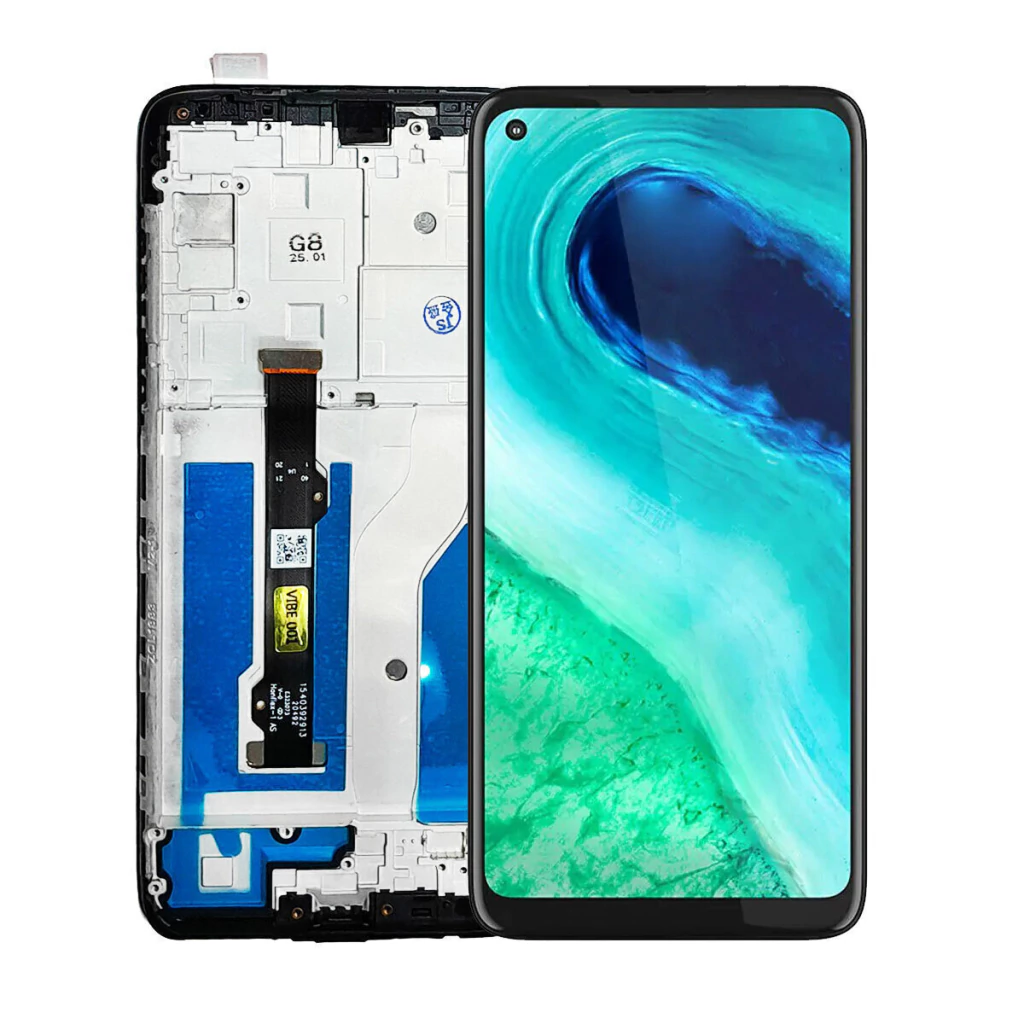 Tela Display Frontal para Motorola Moto G8 Com Aro Original