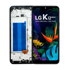 Tela Display Frontal para LG K12 Plus Com Aro - imagem 1