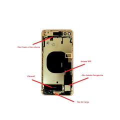 Carcaça completa com flex e botões para iPhone 8 Plus - imagem 9