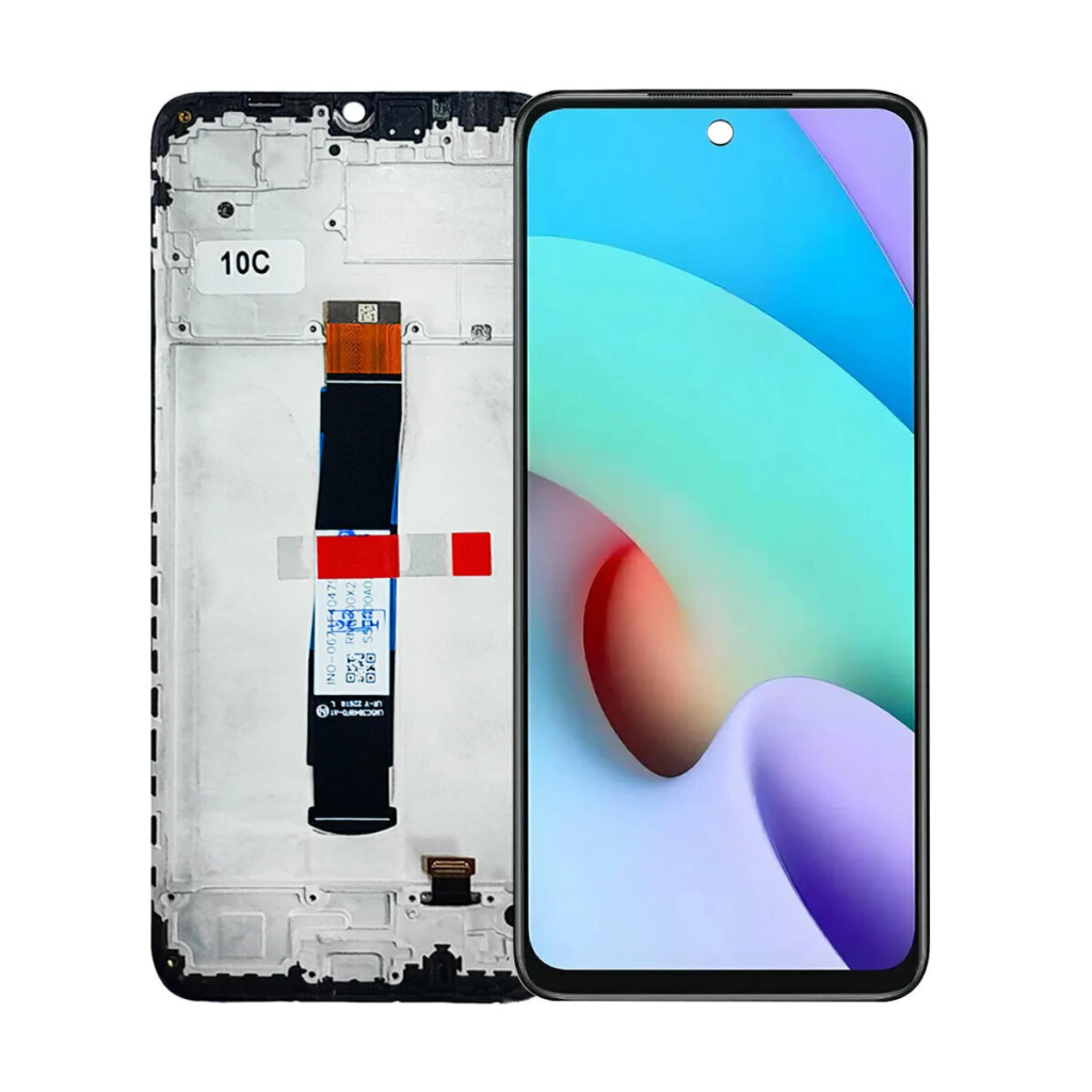 Tela Display Frontal para Xiaomi Redmi 10C Com Aro