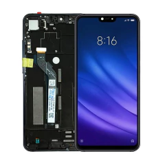 Tela Display Frontal para Xiaomi Mi 8 Lite Com Aro - imagem 1