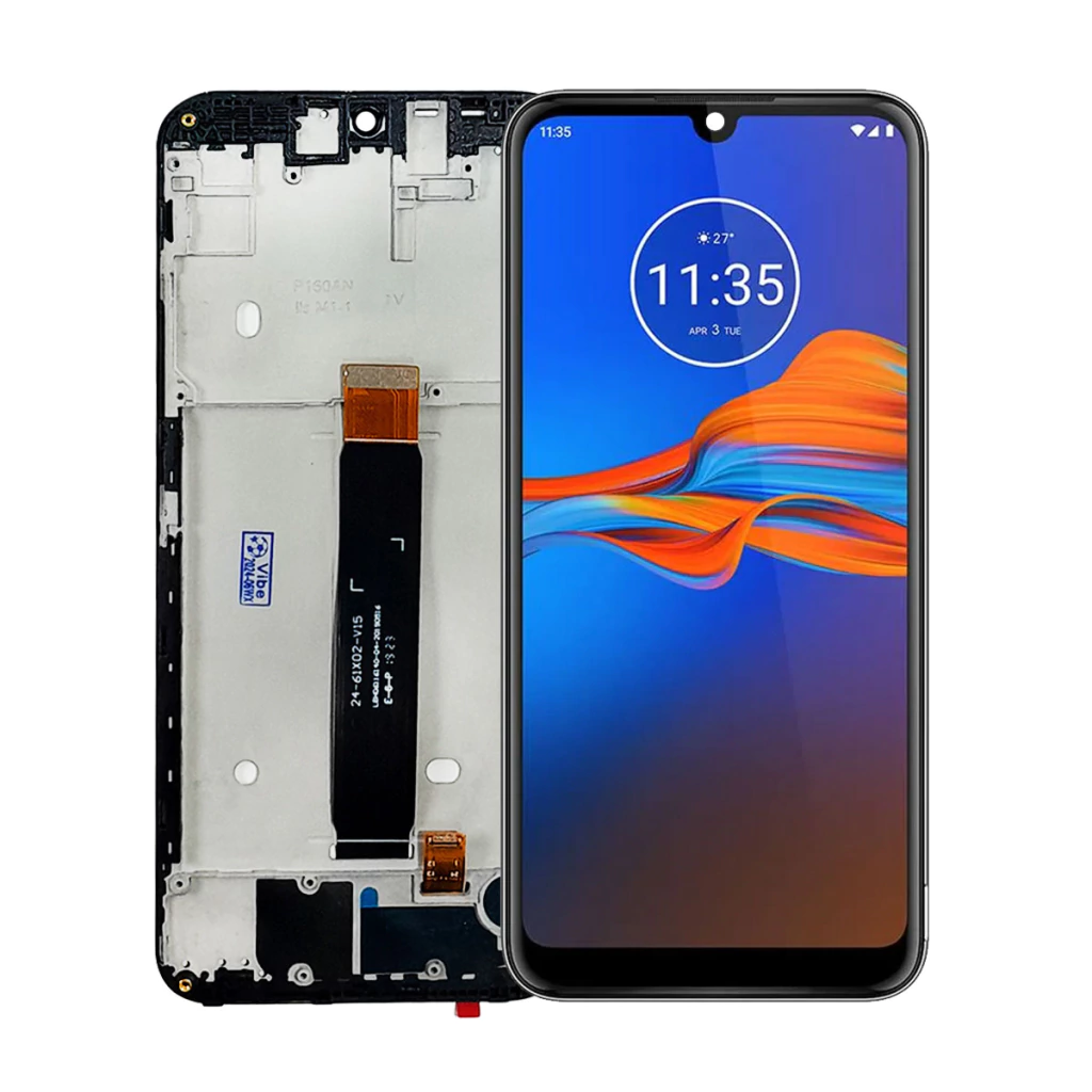 Tela Display Frontal para Motorola Moto E7 Com Aro