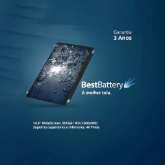 Tela LCD para Notebook B140RW02 - imagem 3