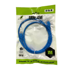 Kit com 10 cabos de rede CAT5SE 1 metro marca X-Cell - imagem 2