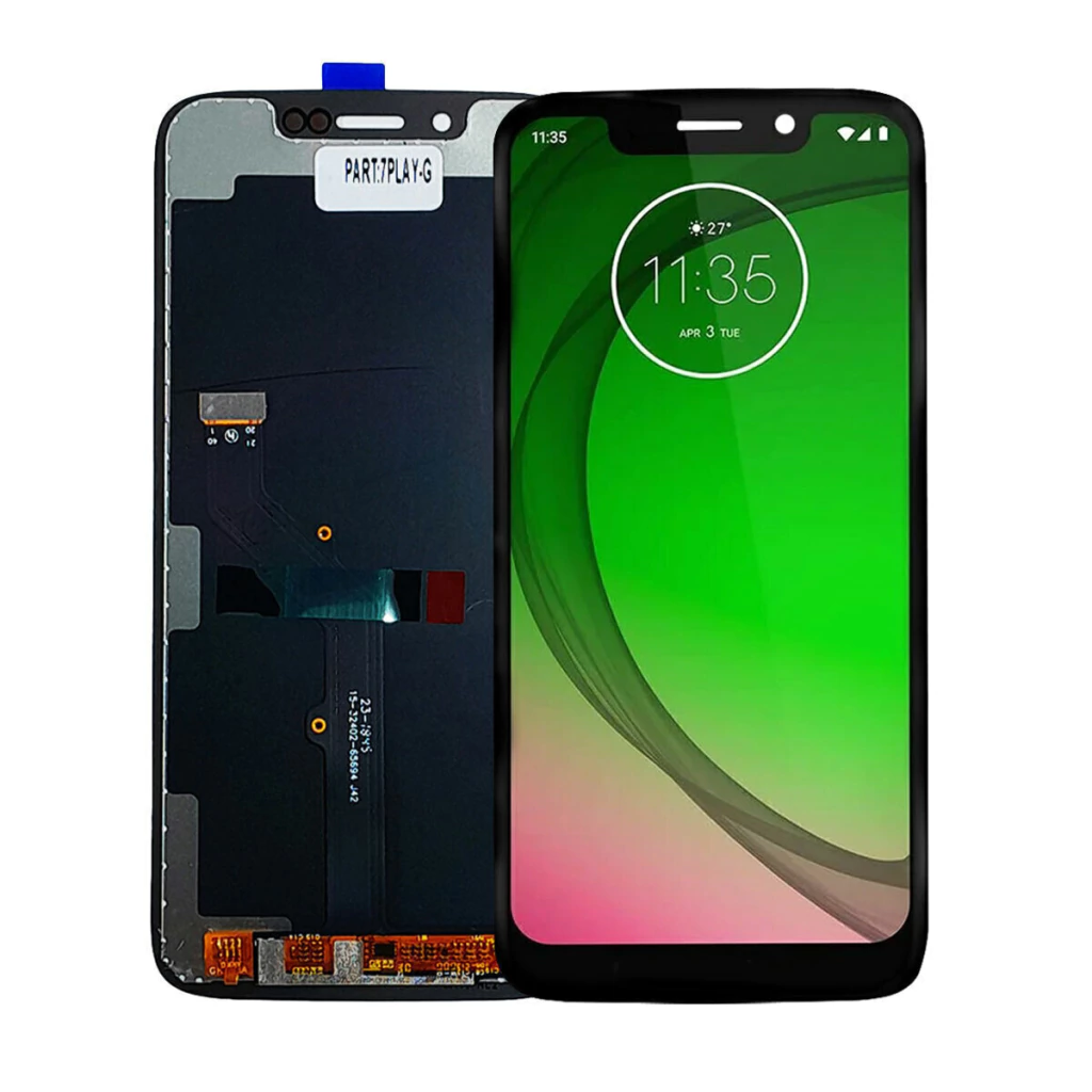 Tela Display Frontal para Motorola Moto G7 Play Sem Aro