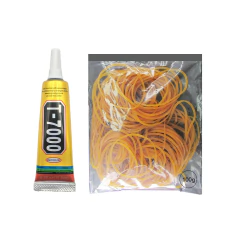 Kit elásticos liga + cola 15ml para manutenção em celular - imagem 2