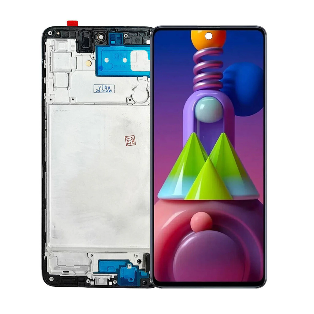 Tela Display Frontal para Samsung Galaxy M51 OLED Com Aro