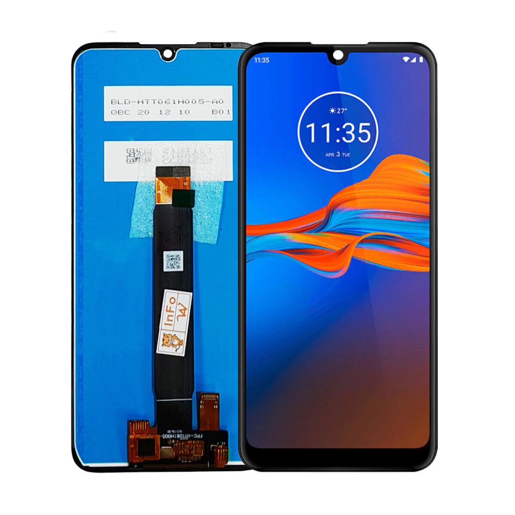 Tela Display Frontal para Motorola Moto E6 Plus Sem Aro