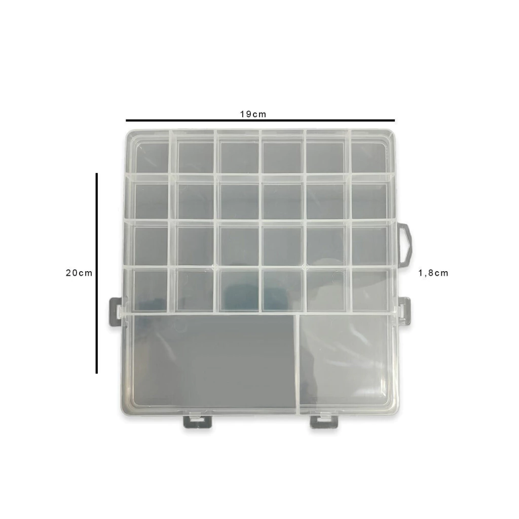 Caixa Organizadora X-Cell com 26 Compartimentos - Modelo XC-CO-04