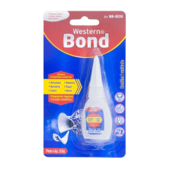 Super cola adesivo instantâneo Bond 3.5g - Western - imagem 1