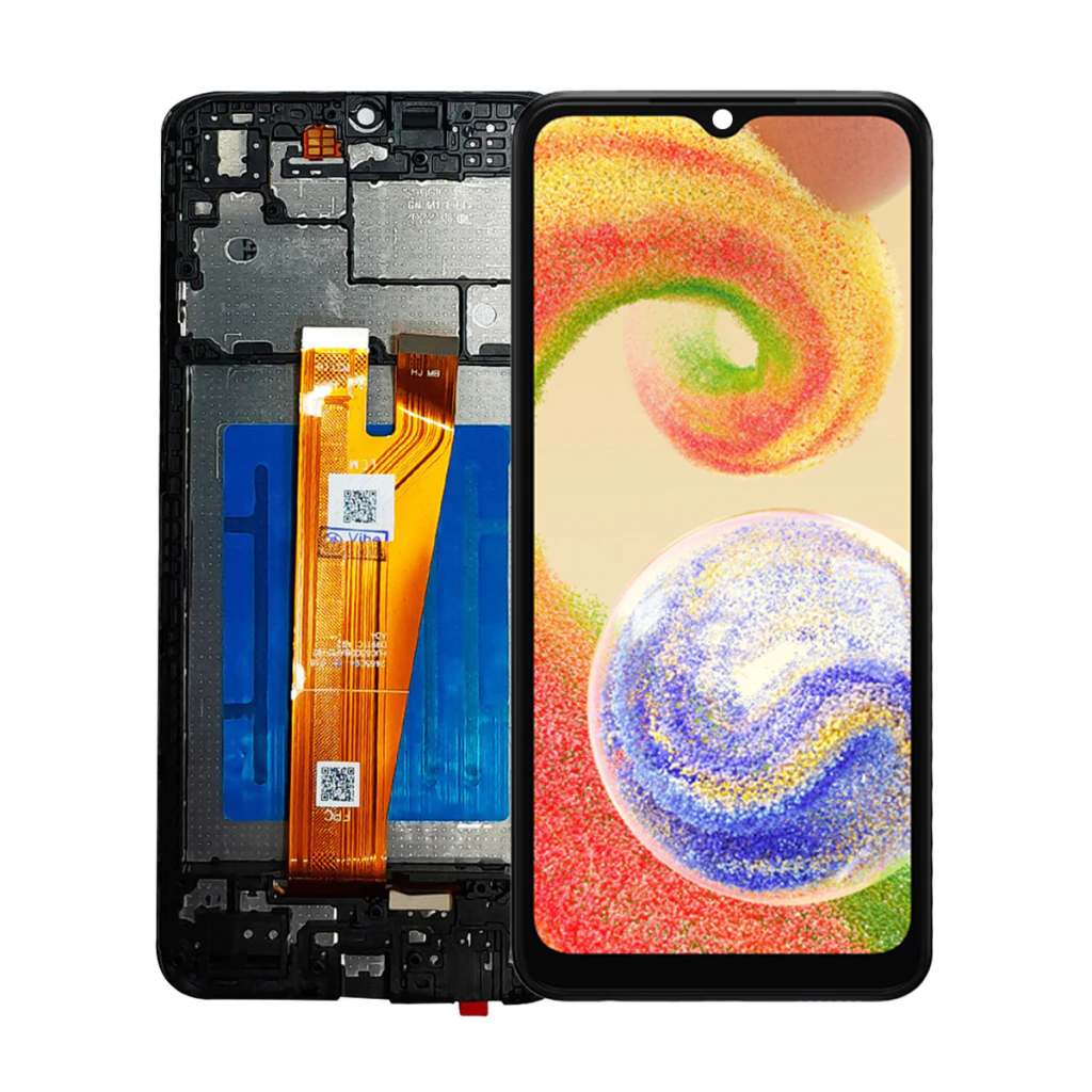 Tela Display Frontal para Samsung Galaxy A04 Com Aro
