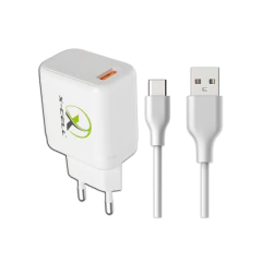 Carregador ultra rápido bivolt 5A 25W com cabo Tipo C X-Cell mod. XC-UR84 - imagem 4