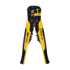 Alicate crimpador preto e amarelo 8,5" profissional Western - imagem 2