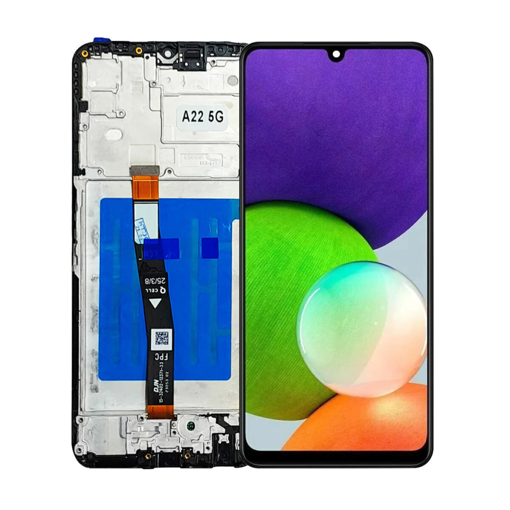 Tela Display Frontal para Samsung Galaxy A22 5G Incell Com Aro