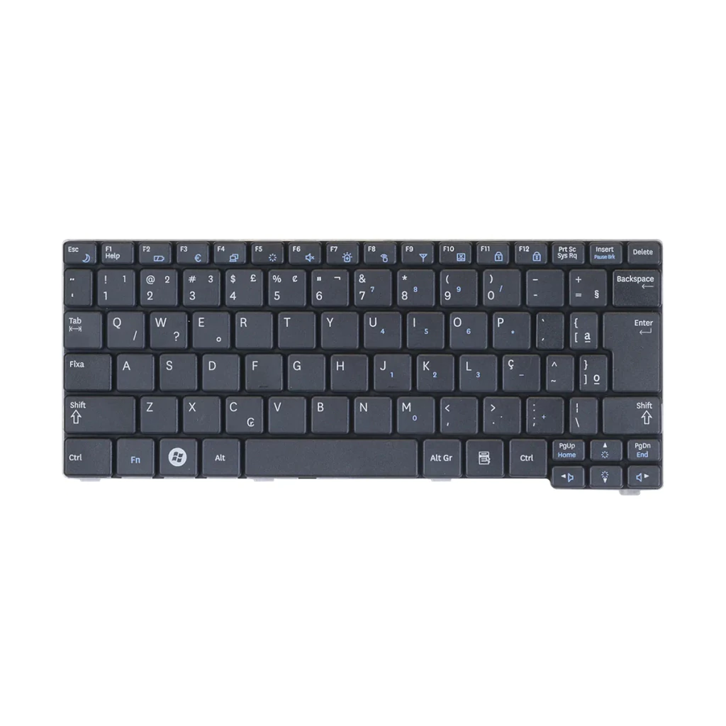 Teclado para notebook Samsung Np -128 Np-n148 N148 Np-n150 N150 - Preto