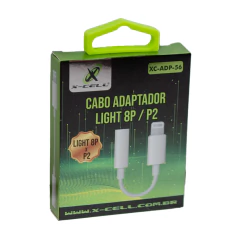 Cabo adaptador para fone P2 para lightning X-Cell - imagem 2