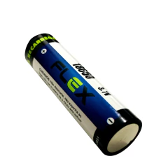 Kit 10 Bateria Pilha Recarregável 18650 3,7V Polo Positivo Plano - imagem 3