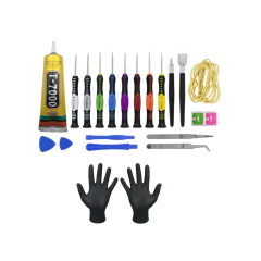 Kit de ferramentas 2811 + cola T7000 110ml Manutenção em Celular - imagem 4