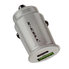Carregador veicular ultra rápido 60w com entrada USB e entrada PD mod. XC-V17USB - imagem 4