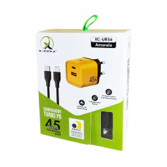 Carregador ultra rápido bivolt 5A 45W GaN com cabo Lightning X-Cell mod. XC-UR56 - imagem 8