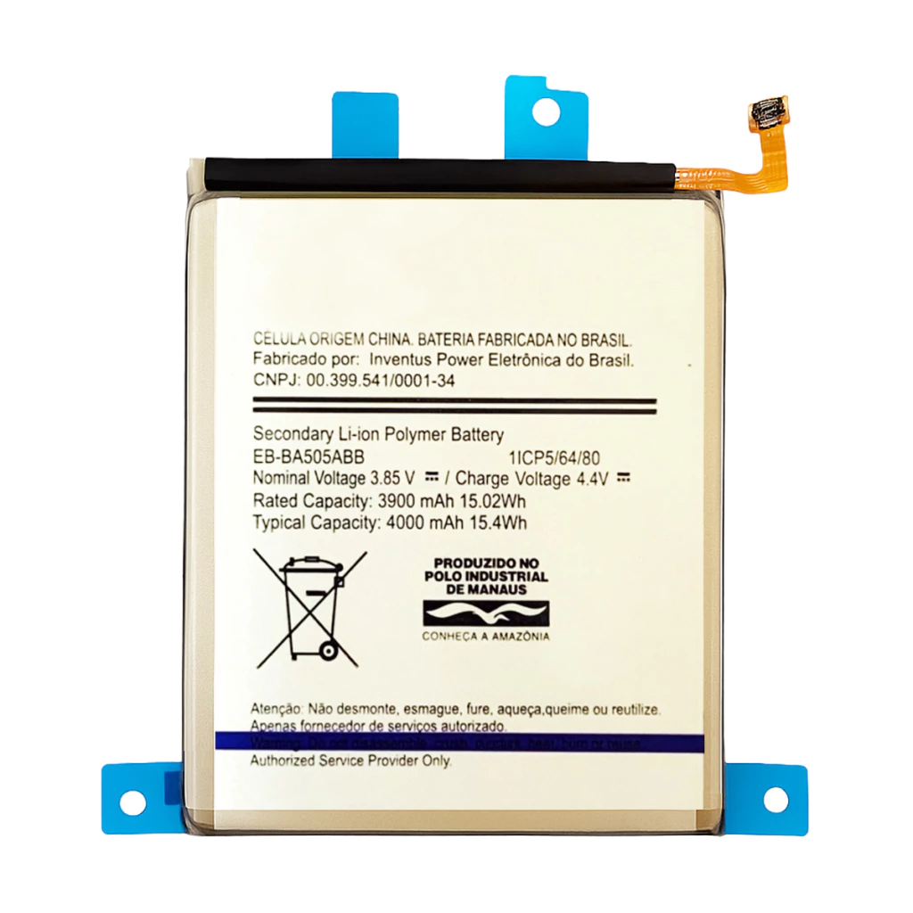 Bateria nacional para Samsung Galaxy A20 / A30 / A30s / A50 BA505