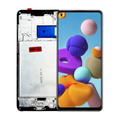 Tela Display Frontal para Samsung Galaxy A21s Com Aro - imagem 1
