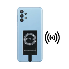 Adaptador receptor carregador por indução wireless Tipo C - imagem 3