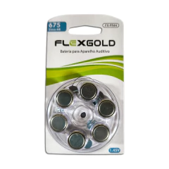 Bateria para uso em aparelho auditivo modelo 675 X-Cell mod. FX-PR44 - imagem 1