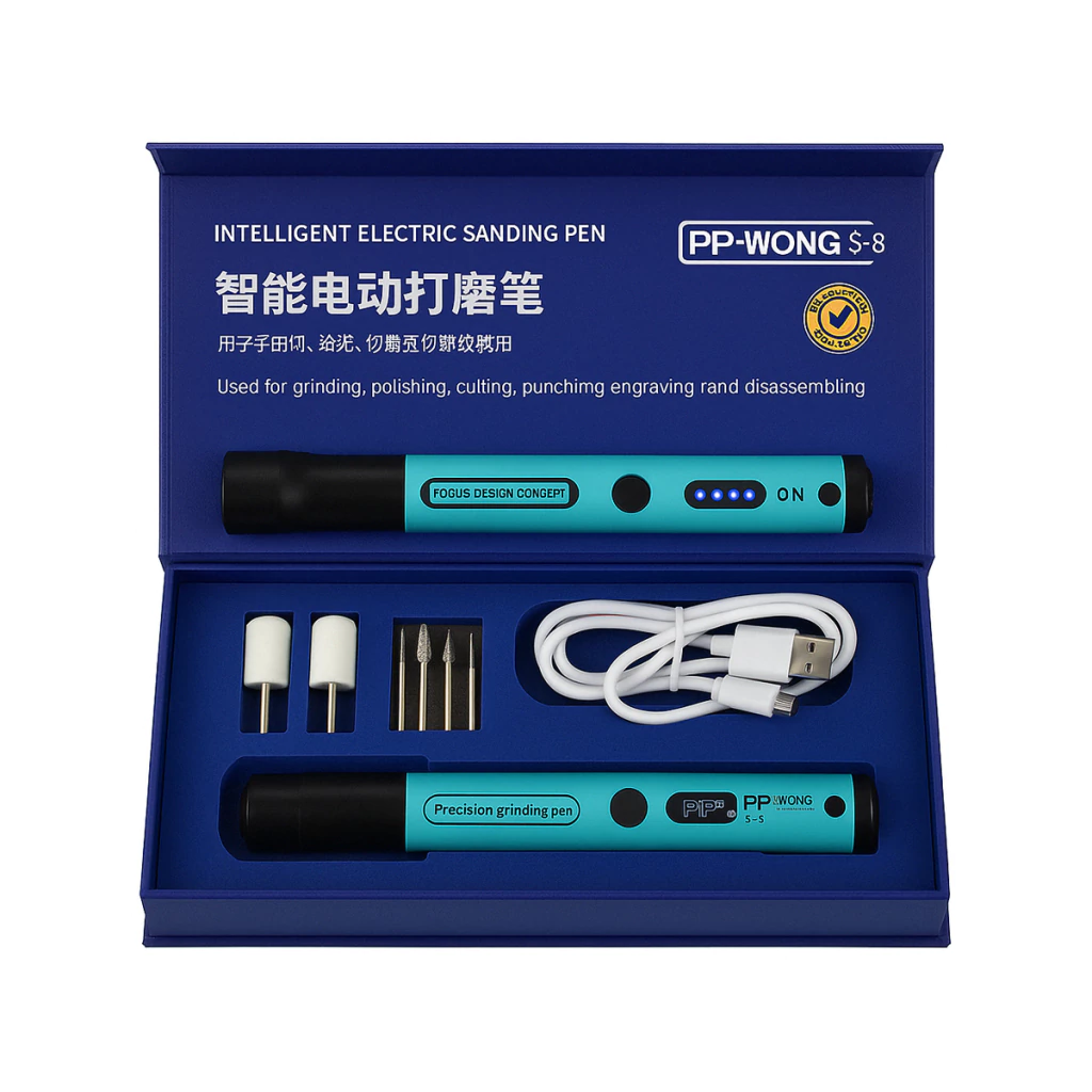 Caneta mini retífica recarregável PPD Woneng S-8