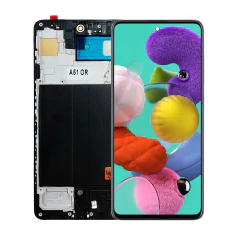 Tela Display Frontal para Samsung Galaxy A51 Origi China Com Aro - imagem 1