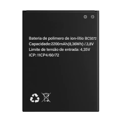 Bateria para Multilaser P9078 BCS072 MS50G - imagem 3