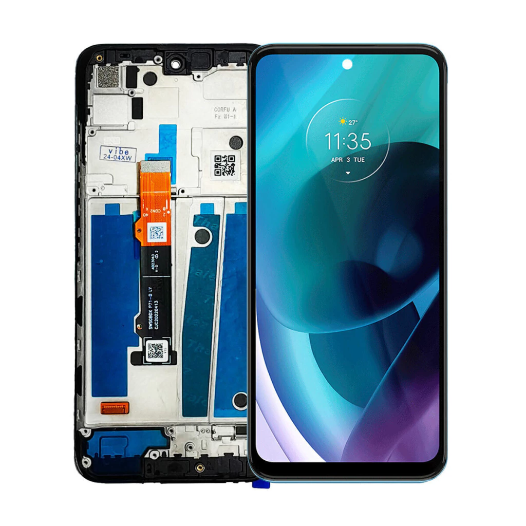 Tela Display Frontal para Motorola Moto G71 OLED Com Aro