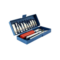 Kit estilete de precisão 15 cm com 13 peças XC-ET-01 - imagem 1