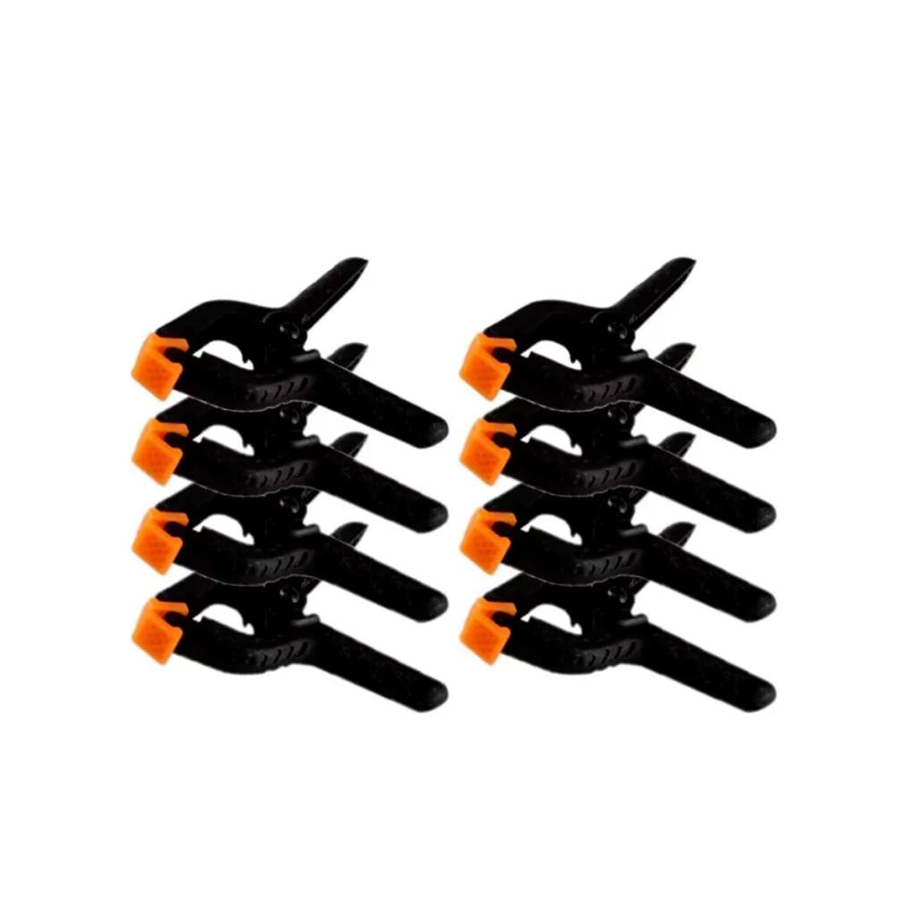 Jogo de 8 grampos multiuso com mola 2" - Western