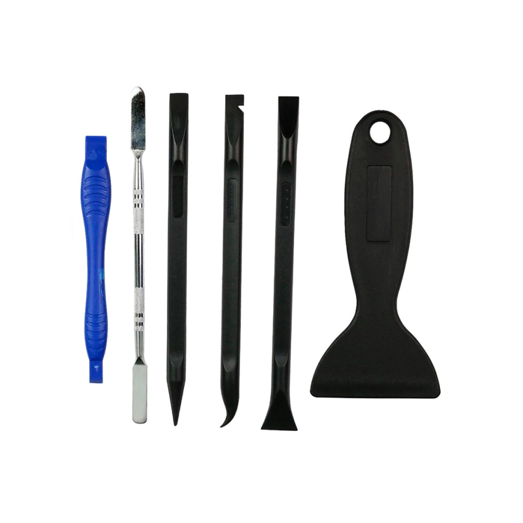 Kit com 6 espátulas de plástico para manutenção em celular