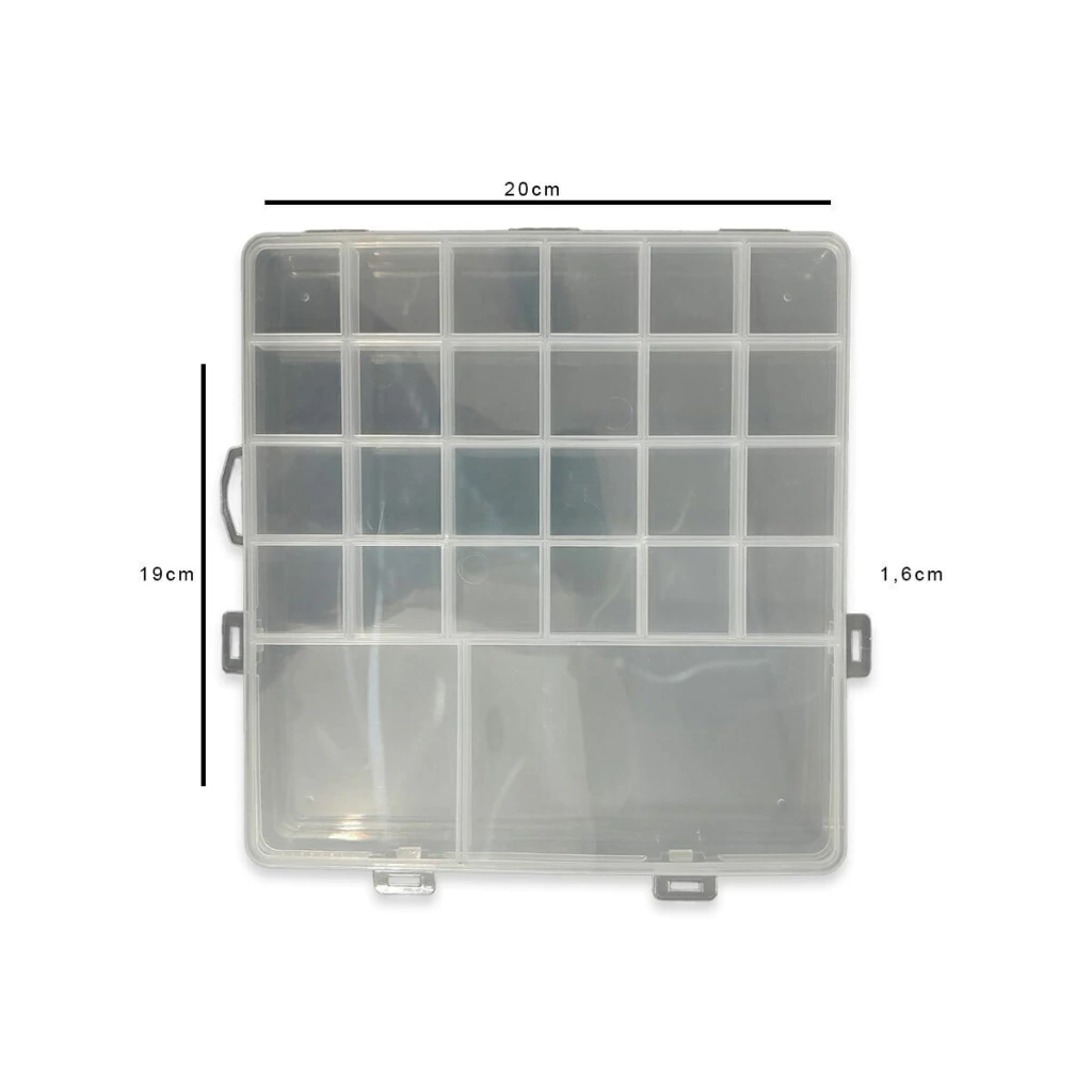Caixa Organizadora X-Cell com 26 Compartimentos - Modelo XC-CO-06