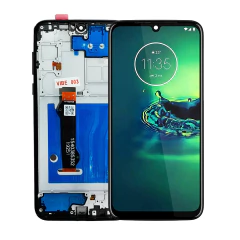 Tela Display Frontal para Motorola Moto G8 Plus Com Aro Original - imagem 1