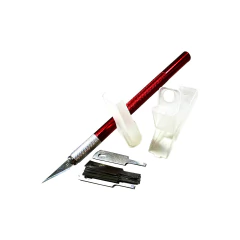 Estilete bisturi com 10 laminas de reposição KD - imagem 2