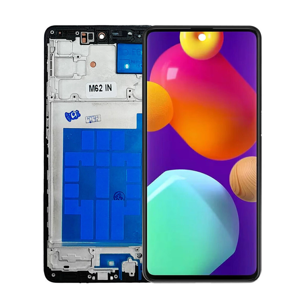 Tela Display Frontal para Samsung Galaxy M62 Incell Com Aro