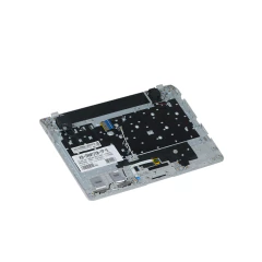 Teclado para notebook Samsung NP370 com top case - Prata - imagem 4