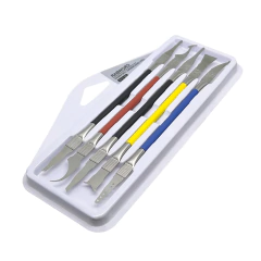 Kit 5 espátulas crowbar profissional Te-018 - imagem 3