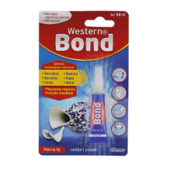 Cola adesivo instantâneo Bond 3G - Western - imagem 1