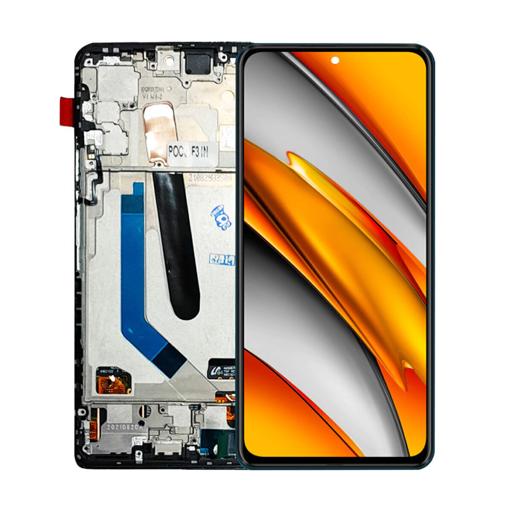 Tela Display Frontal para Xiaomi Poco F3 Incell Com Aro
